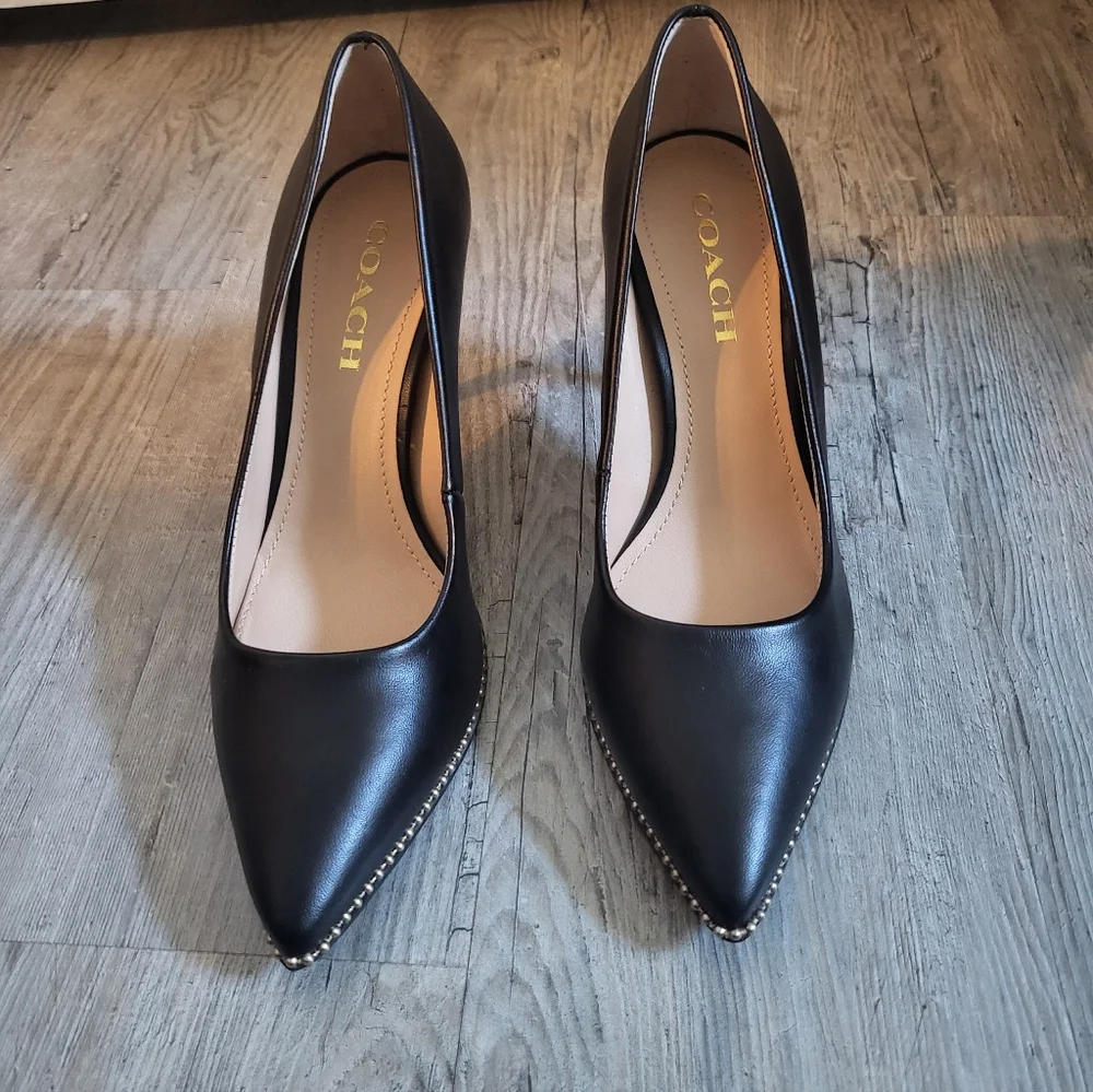 Coach Black Women's Heels "Samantha Pumps" - Picture 2 of 6